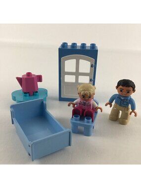 Lego Duplo Family Minifigs Dad Daughter Replacement Furniture Blocks Door